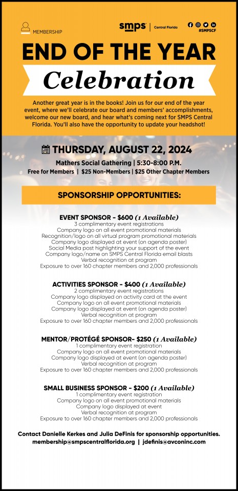 SMPS Central Florida - Meeting/Event Information